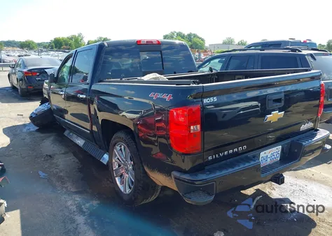 2014 Chevrolet Silverado 1500 High Country из США, поврежденный, VIN 3GCUKTEC6EG441442